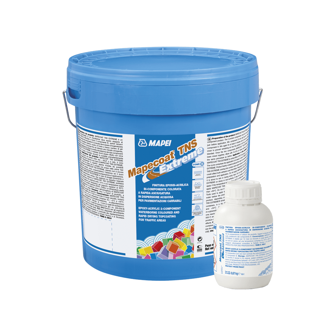 MAPEI MAPECOAT TNS EXTREM (A+B= 0,67KG+16KG) 25 BLACK, RAL 7012